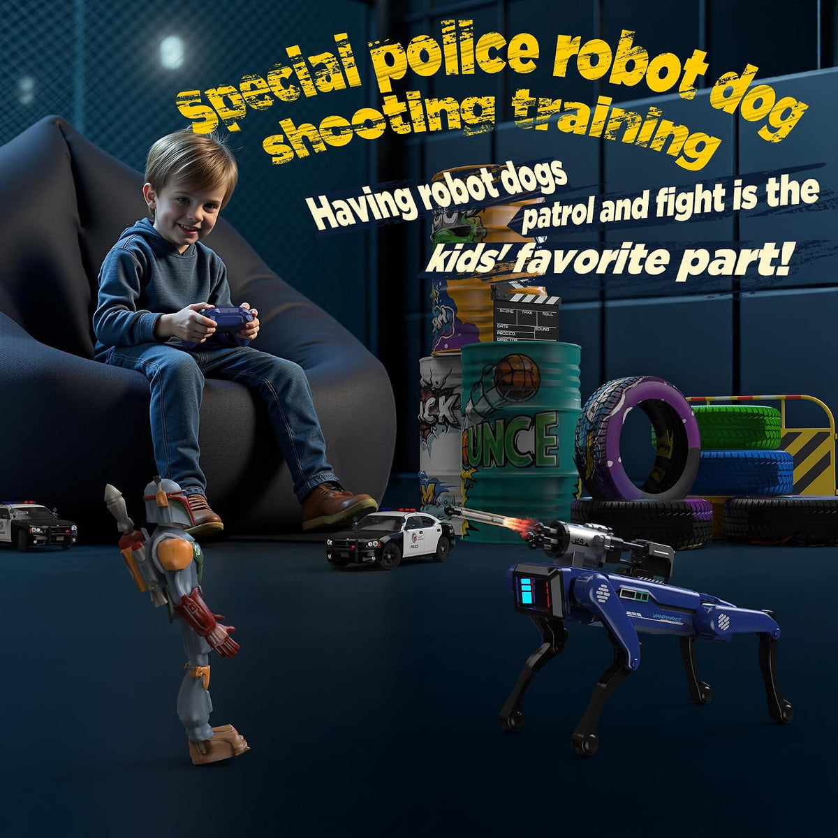 Interactive STEM Robot Dog with Voice and Remote Control
