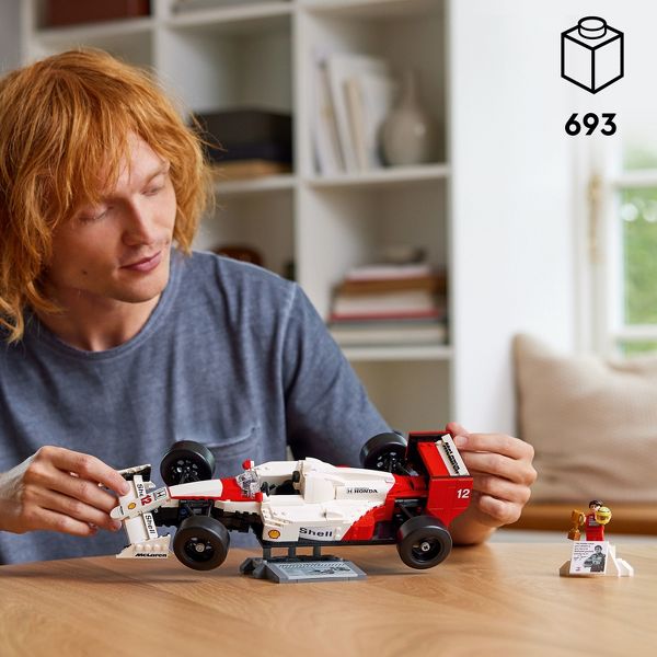 LEGO Icons McLaren MP4/4 & Ayrton Senna Model Race Car 10330