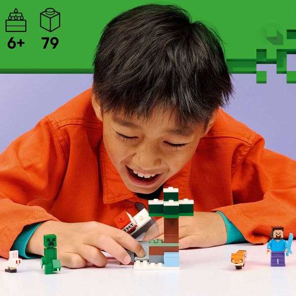 LEGO Minecraft Steve’s Taiga Adventure Toy 21583