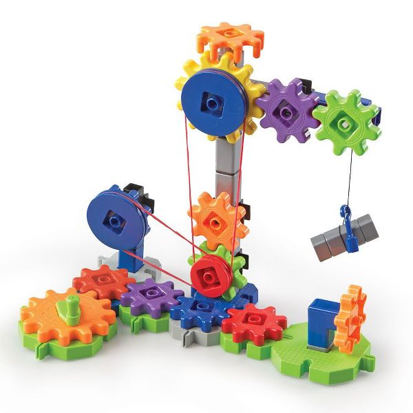 Learning Resources Gears! Gears! Gears! Machines in Motion, STEM Toys for Kids, Gear Toy, 116 Pieces, Ages 5+