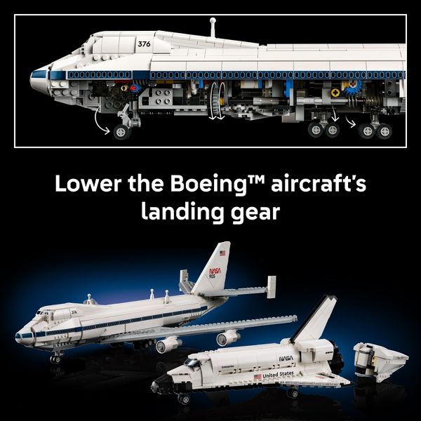 LEGO Icons Shuttle Carrier Aircraft Building Set 10360