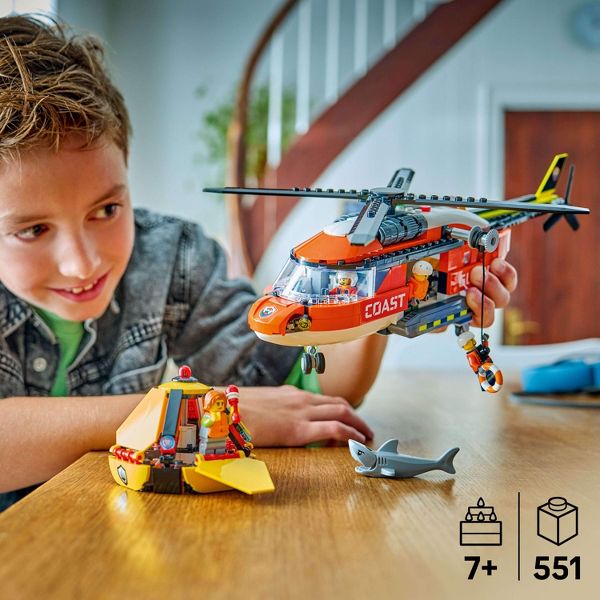 LEGO City Coast Guard Helicopter Toy for Kids 60503