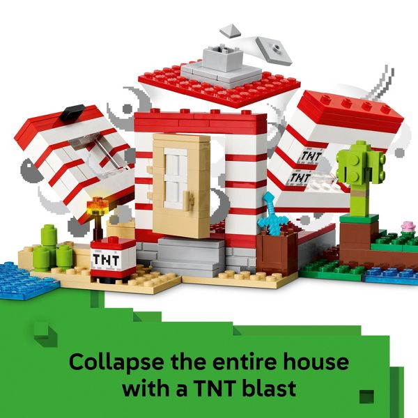 LEGO Minecraft The TNT Jungle House Building Set 21275