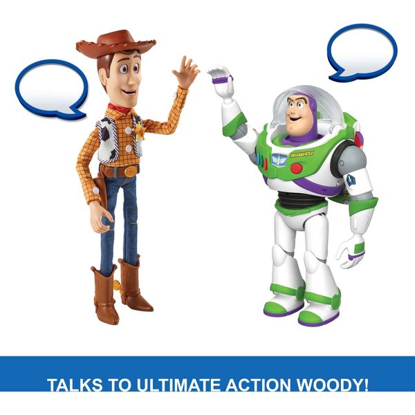 Disney and Pixar Toy Story 5 Ultimate Action Buzz Lightyear Figure with Animated Mode 12"