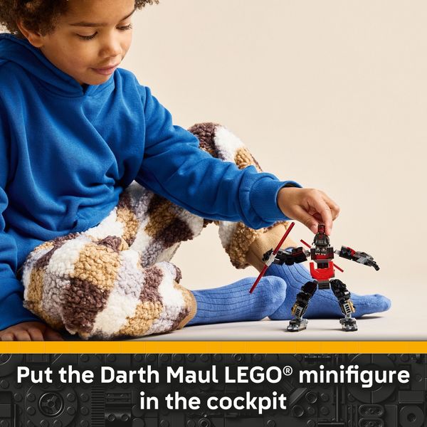 LEGO Star Wars Darth Maul Mech Kids Toy, 6+ 75411