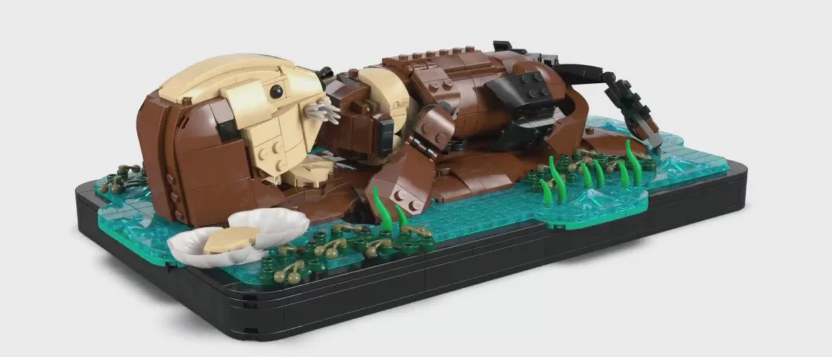 LEGO Ideas Floating Sea Otters Building Sets for Adults 21366