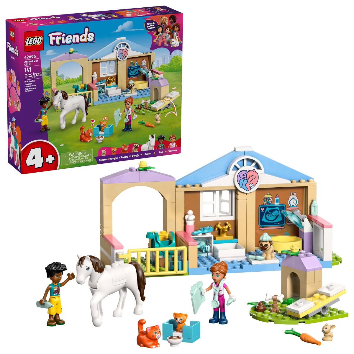 LEGO Friends Animal Vet Clinic Building Toy 42696