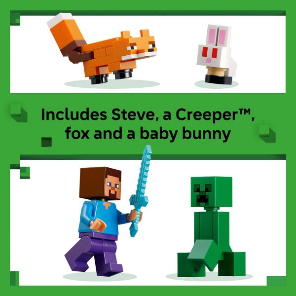 LEGO Minecraft Steve’s Taiga Adventure Toy 21583