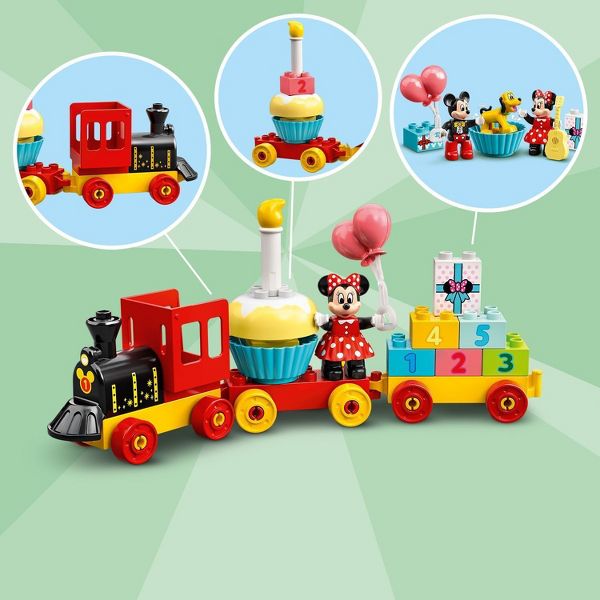 LEGO DUPLO Disney Mickey & Minnie Birthday Train Toy 10941