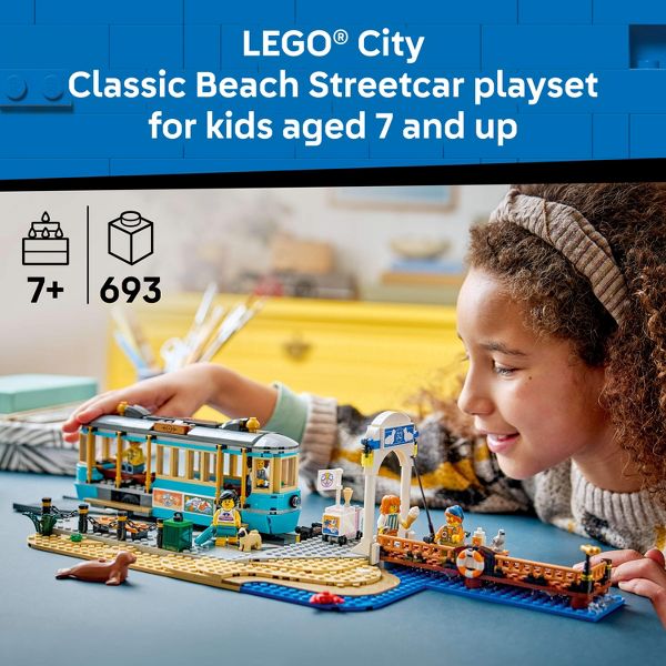 LEGO City Classic Beach Streetcar Toy 60506