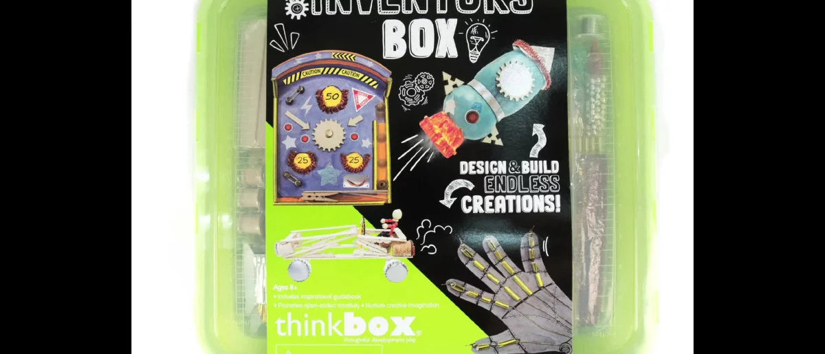 Think Box Inventor's Box: Science Kit for Kids, Toys for 8 Years Old, Includes Storage Case & Wires