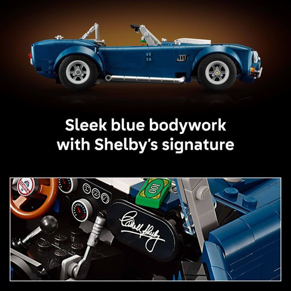 LEGO Icons Shelby Cobra 427 S/C Car Building Set 10357