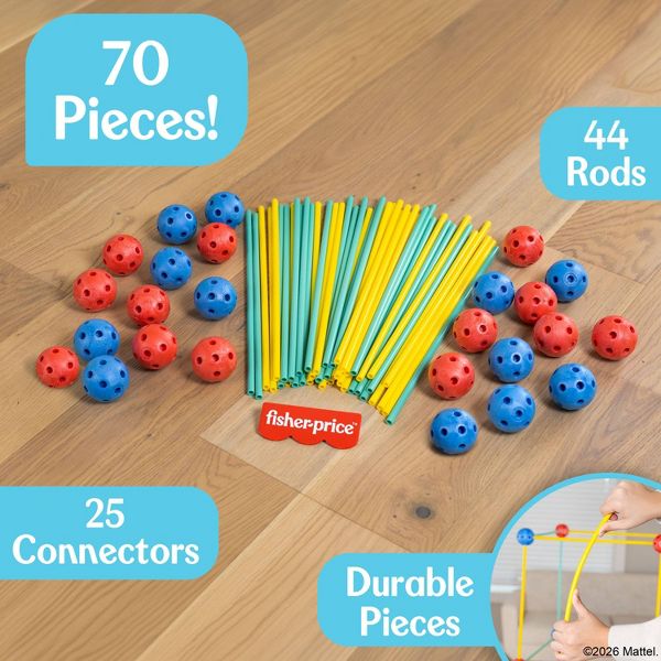 Fisher-Price Create Your Way Fort Builder 67pc