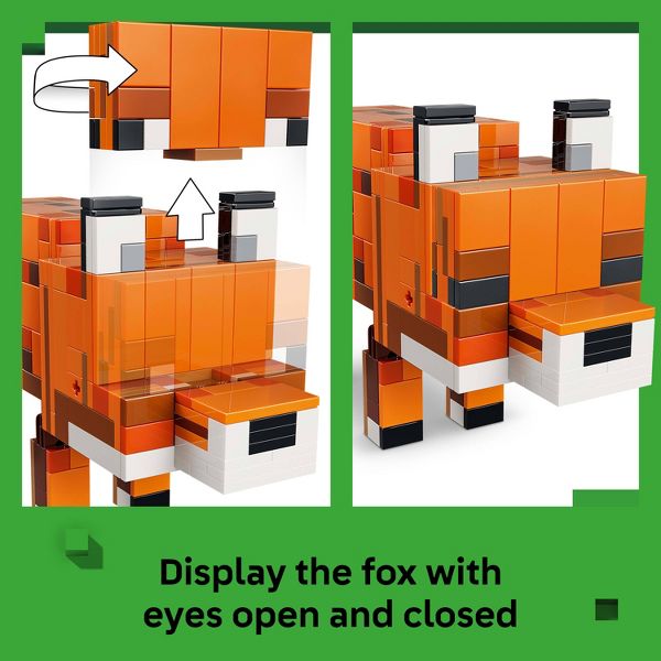 LEGO Minecraft The Fox Building Toy for Kids 21588