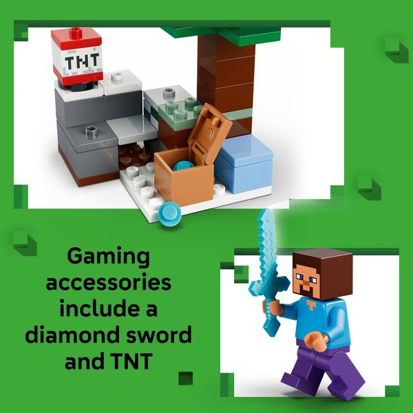 LEGO Minecraft Steve’s Taiga Adventure Toy 21583