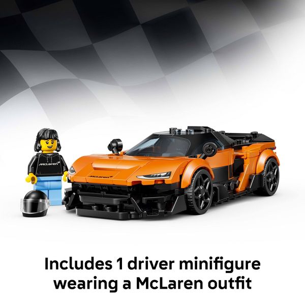 LEGO Speed Champions McLaren W1 Toy Race Car - Father's Day Gift - 77257
