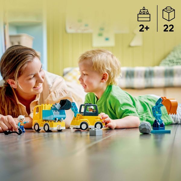 LEGO DUPLO Town 3 in 1 Construction Vehicles 10475