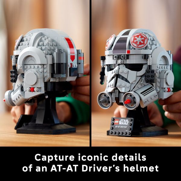 LEGO Star Wars: The Empire Strikes Back AT-AT Driver Helmet Building Set for Adults 75429
