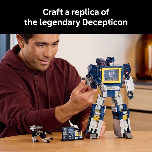 LEGO Icons Transformers Soundwave Model Kit 10358