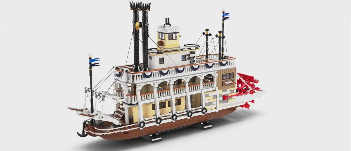 LEGO Ideas River Steamboat Building Set for Adults 21356