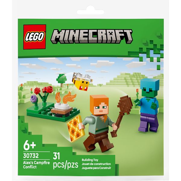 LEGO Minecraft Alex's Campfire Conflict 30732