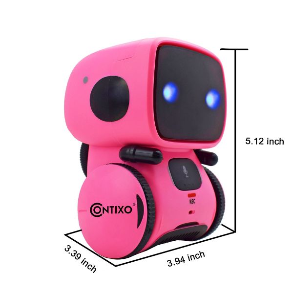 Contixo R1 Kids Robot Toy, Interactive Voice Control Dancing Singing Touch Sensor Smart gift For Ages 3-8, Blue