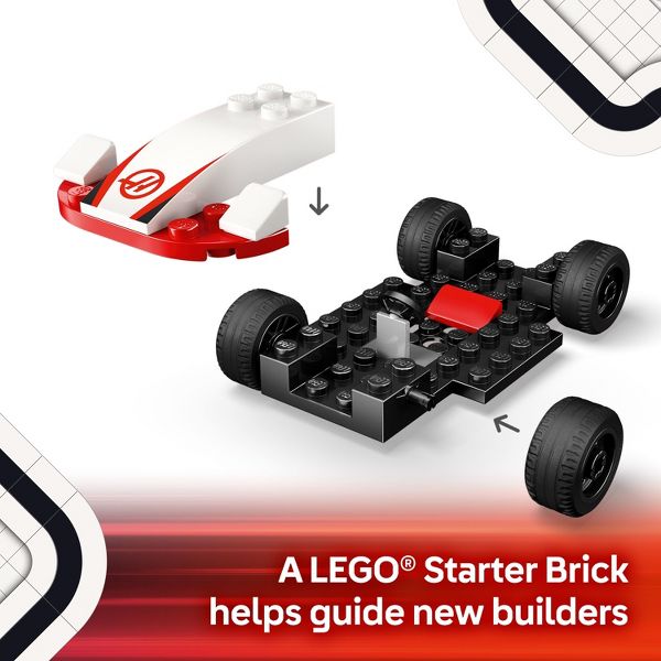 LEGO City F1 Williams Racing & Haas F1 Race Cars Preschool Toy 60464