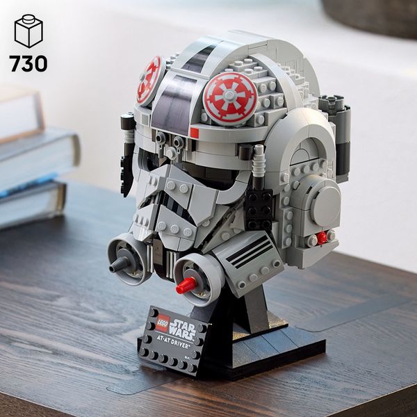 LEGO Star Wars: The Empire Strikes Back AT-AT Driver Helmet Building Set for Adults 75429