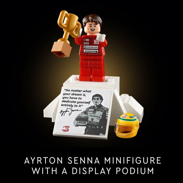 LEGO Icons McLaren MP4/4 & Ayrton Senna Model Race Car 10330