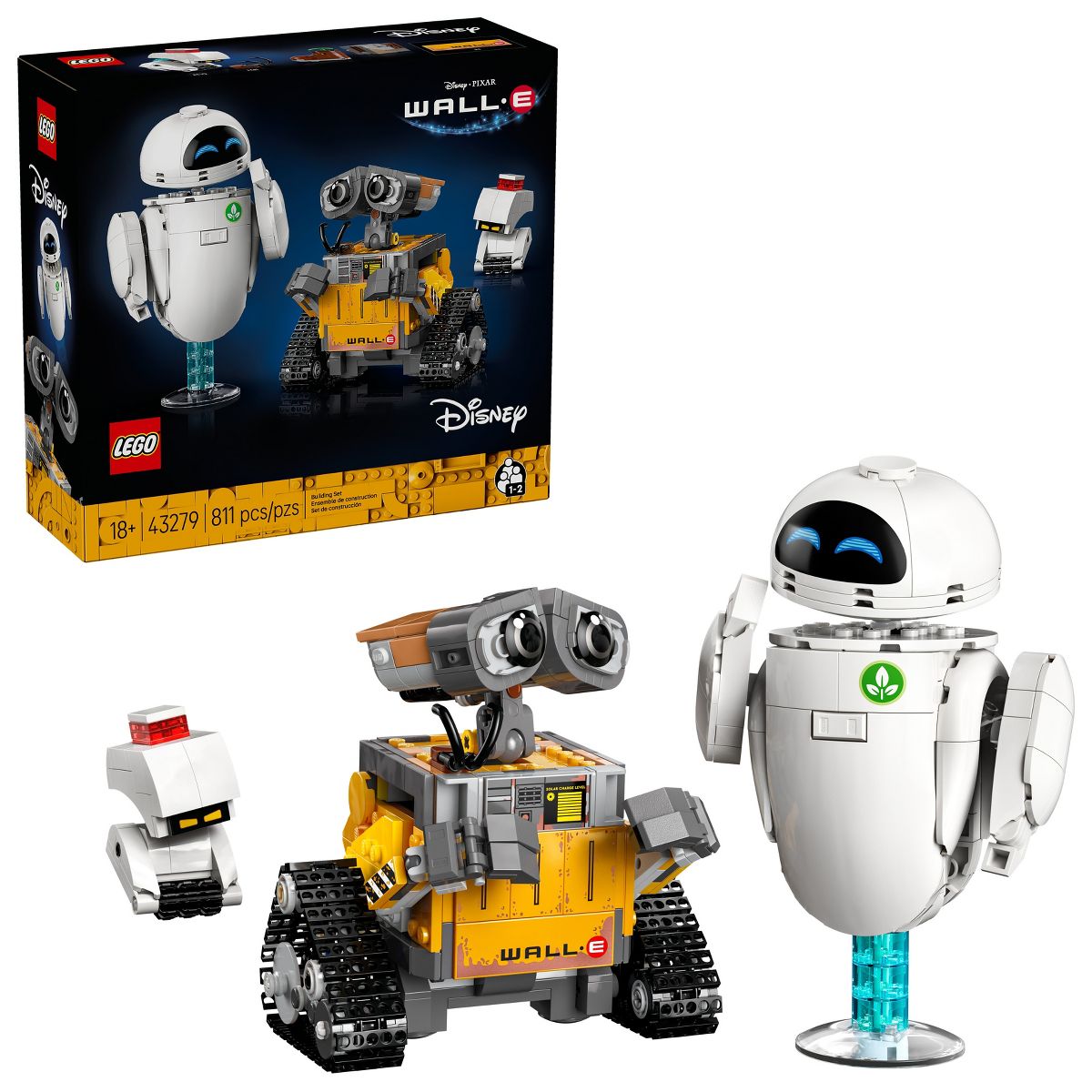 LEGO Disney and Pixar WALL-E and EVE 43279