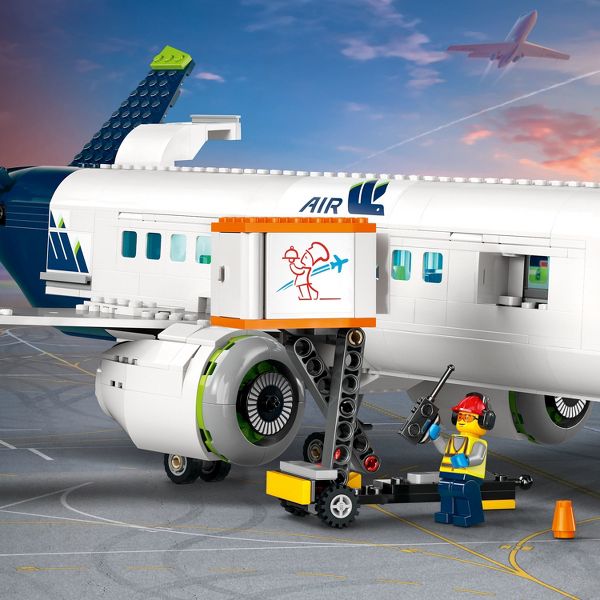 LEGO City Passenger Airplane STEM Building Toy 60367