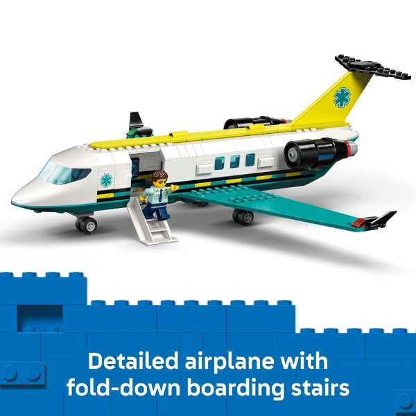 LEGO City Emergency Air Ambulance Airplane Toy 60465