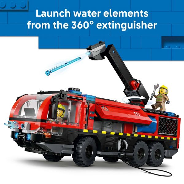 LEGO City Airport Fire Truck Toy Building Set 60499