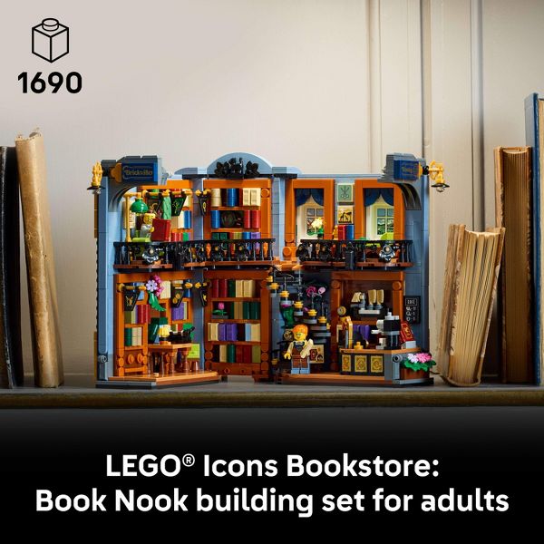 LEGO Icons Bookstore: Book Nook Building Set 11379