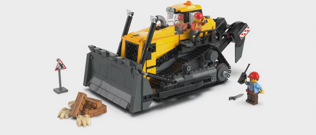 LEGO City Yellow Bulldozer Construction Site 60466