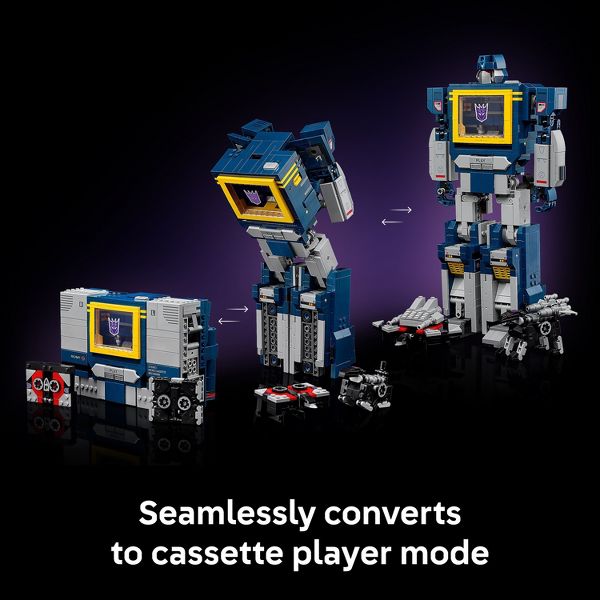 LEGO Icons Transformers Soundwave Model Kit 10358