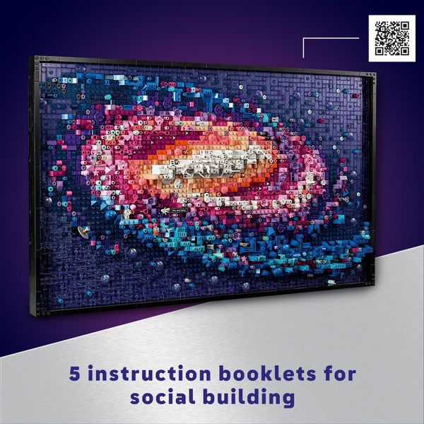 LEGO Art The Milky Way Galaxy Wall Art Décor Set 31212