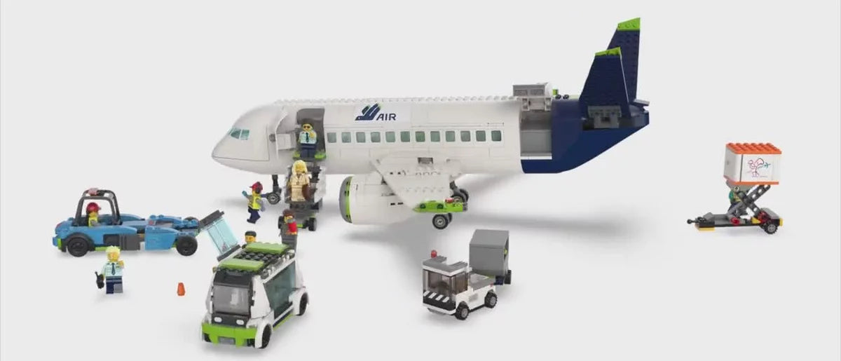 LEGO City Passenger Airplane STEM Building Toy 60367