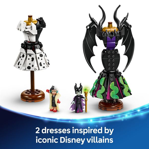LEGO Disney Villains Maleficent's and Cruella De Vil's Dresses 43262