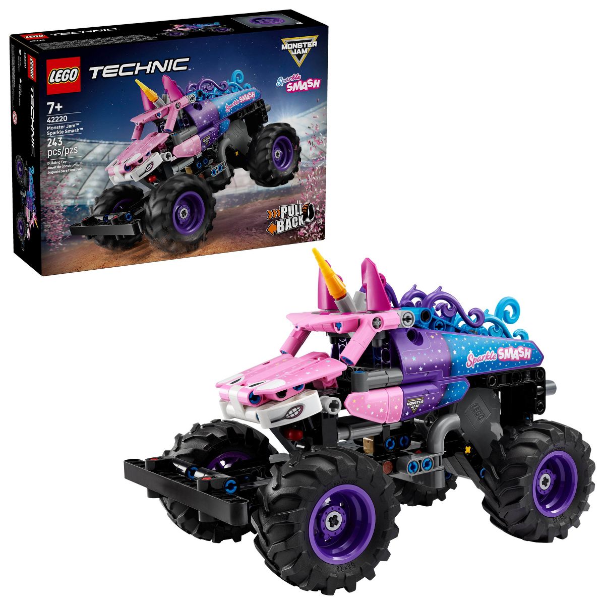 LEGO Technic Monster Jam Sparkle Smash Pull-Back 42220
