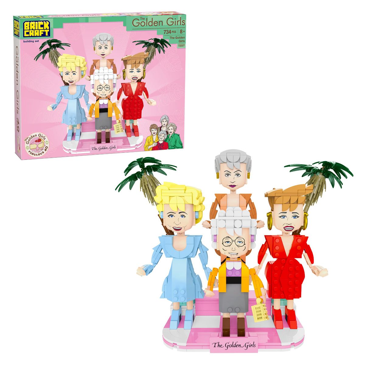 Brickcraft The Golden Girls Building Set - 734-Piece Kit - 72227