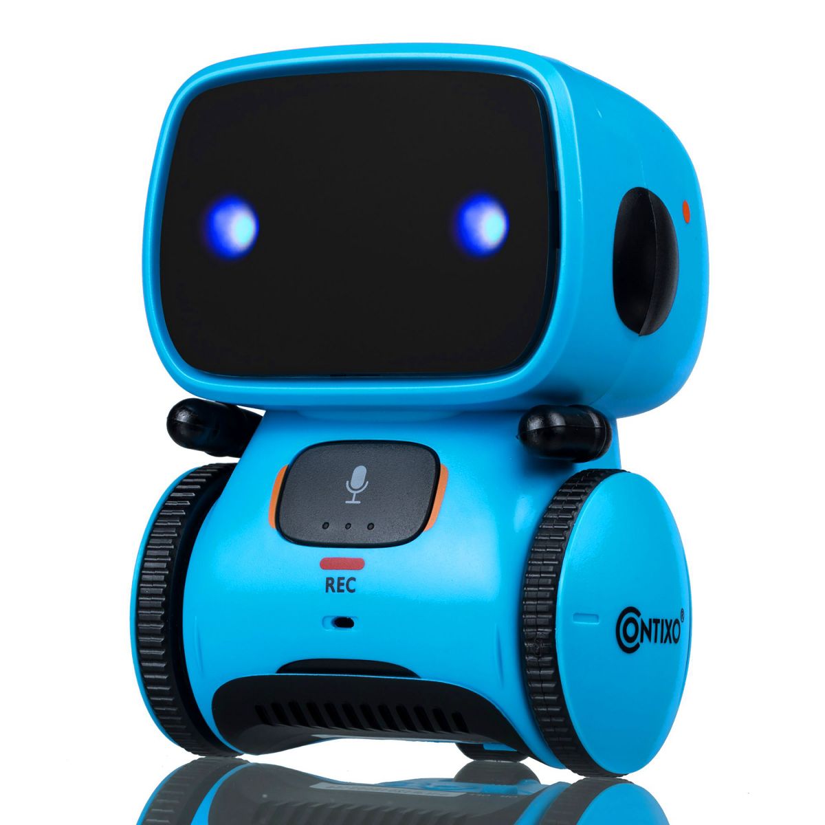 Contixo R1 Kids Robot Toy, Interactive Voice Control Dancing Singing Touch Sensor Smart gift For Ages 3-8, Blue