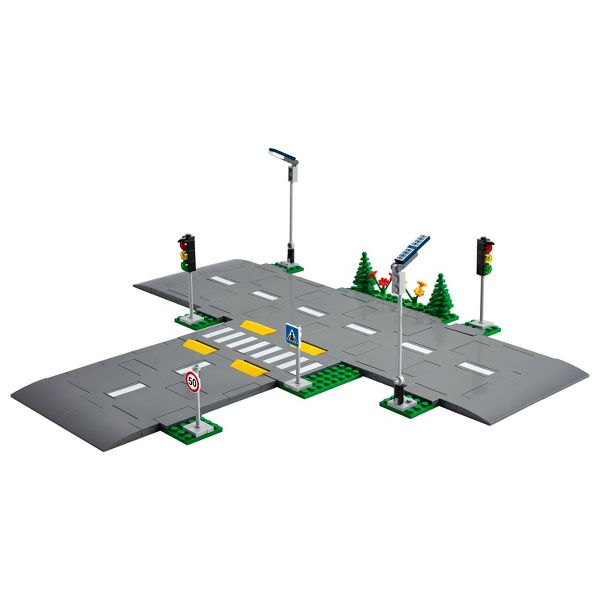 LEGO City Road Plates Building Set with Traffic Lights 60304