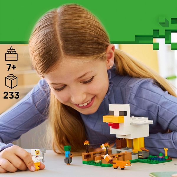 LEGO Minecraft Chicken Farm Building Toy 21585