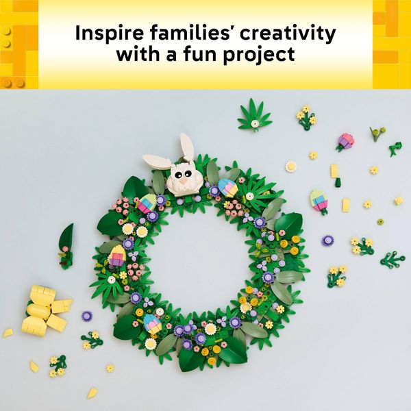 LEGO Spring Wreath - Easter Craft for Kids - 40957