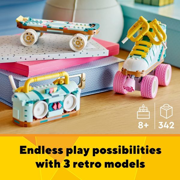 LEGO Creator 3 in 1 Retro Roller Skate Toy 31148