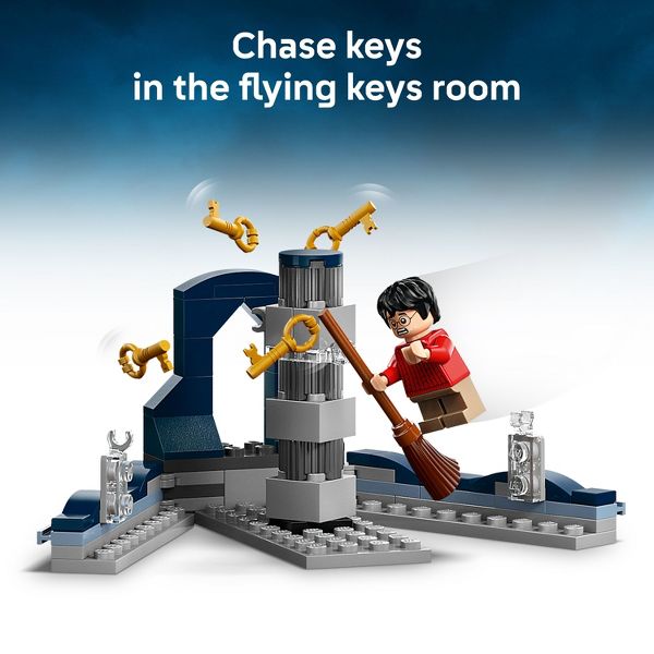 LEGO Harry Potter Hogwarts Castle: The Main Tower Building Kit with 12 Minifigures 76454