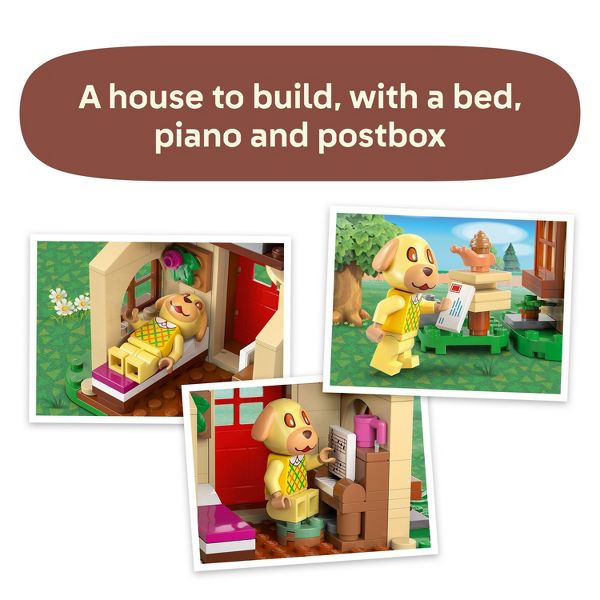 LEGO Animal Crossing Goldie’s Cozy House Kids Toy 77058