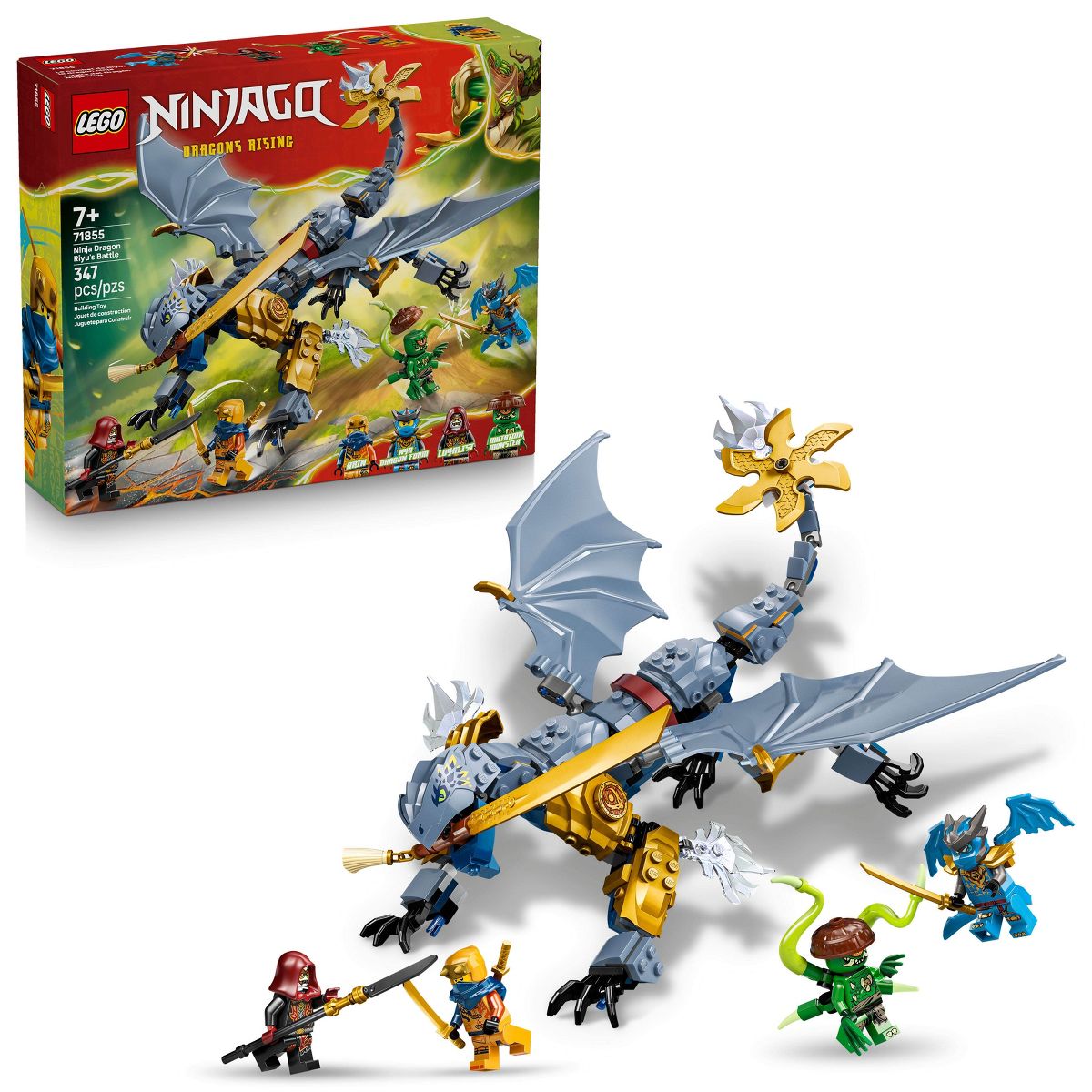 LEGO NINJAGO Ninja Dragon Riyu’s Battle Toy 71855