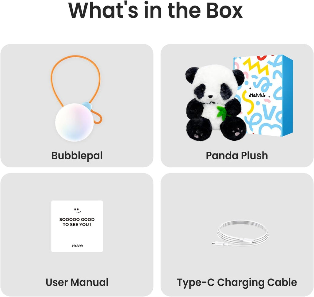 Interactive AI Companion Panda Plush